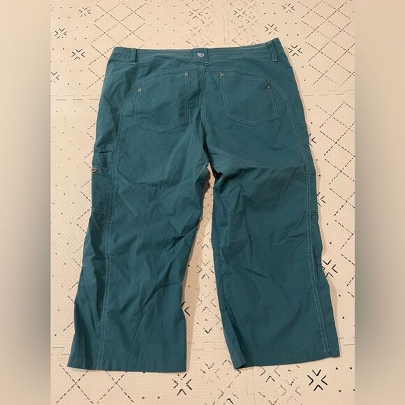 Kuhl Free Range Outdoor Hiking Capri Pants in Teal size 14 - Picture 8 of 8